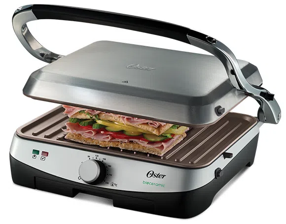 Sanduicheira e Grill Bioceramic 2 Em 1 – Oster